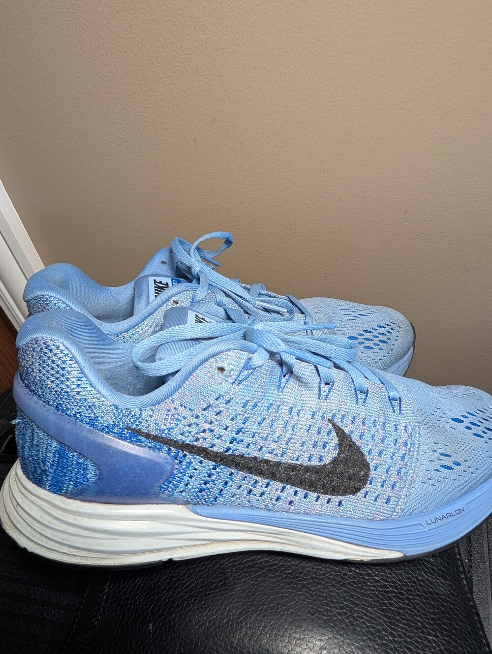 Nike Women's Lunarglide 7 Running Shoes University Blue Size 8